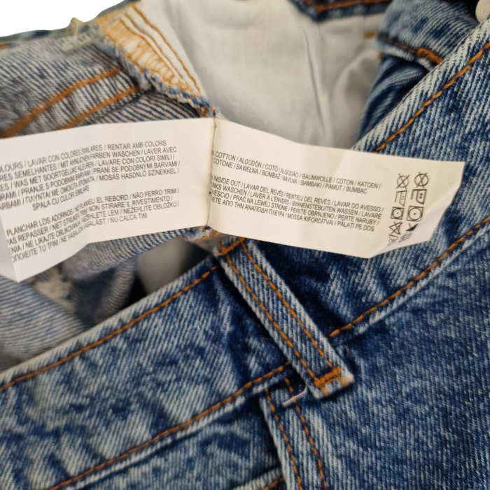 Fustă mini din denim  PRIMARK, dark indigo, L [5]