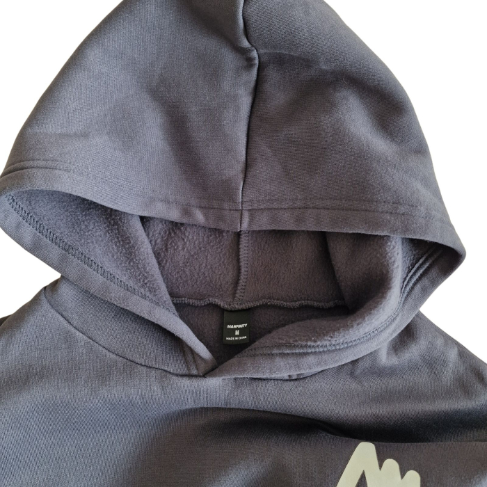 Hanorac MANFINITY, oversized, minimalist slate, gri, M [5]
