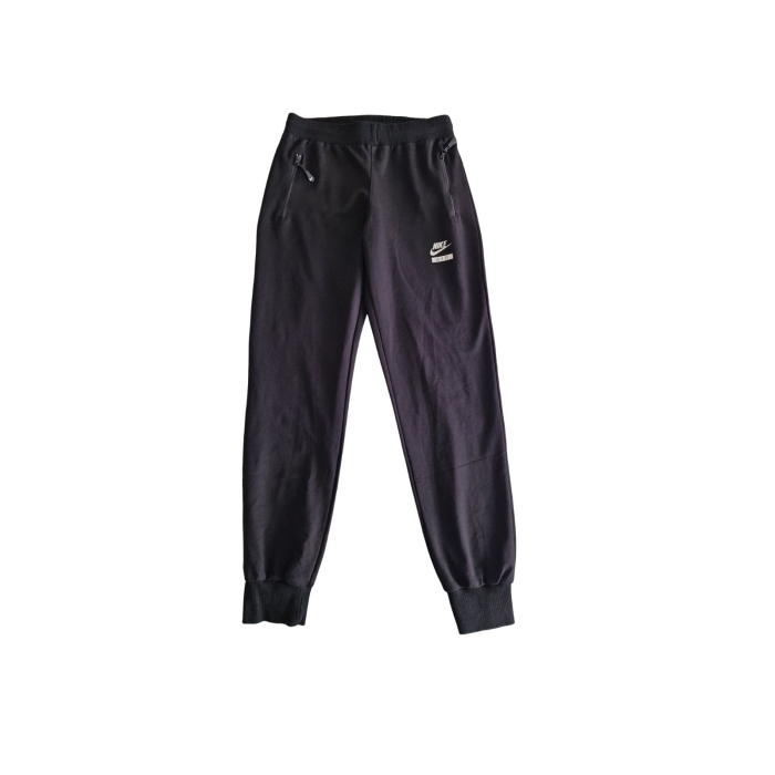 Pantaloni NIKE AIR jogger, negru, mansete ribbed, buzunare fermoar, XL [2]