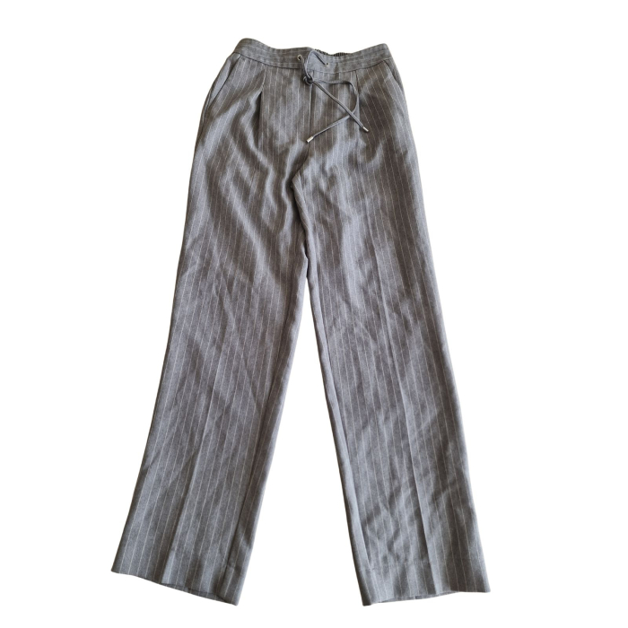 Pantaloni PRIMARK, pintstripe gri, tailored casual retro, XS [3]