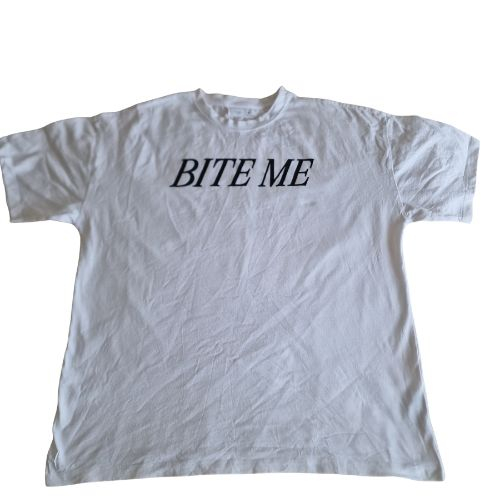 Tricou PRIMARK, mesaj grafic, bumbac, model oversized, M [2]