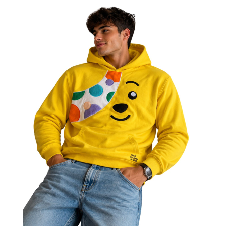 Hanorace - Hanorac GEORGE pudsey bear, galben, imprimeu 3D, 2XL