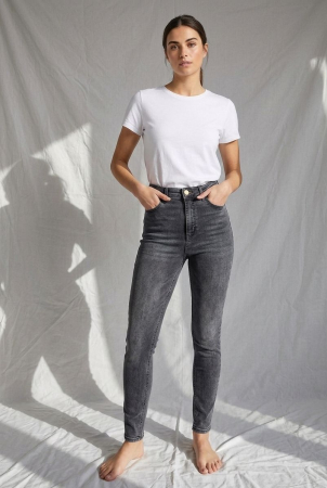 Femei - Blugi 'Joni' TOPSHOP , Skinny, dark washed, hight waist, M