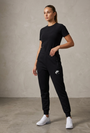 Pantaloni sport - Pantaloni NIKE AIR jogger, negru, mansete ribbed, buzunare fermoar, XL