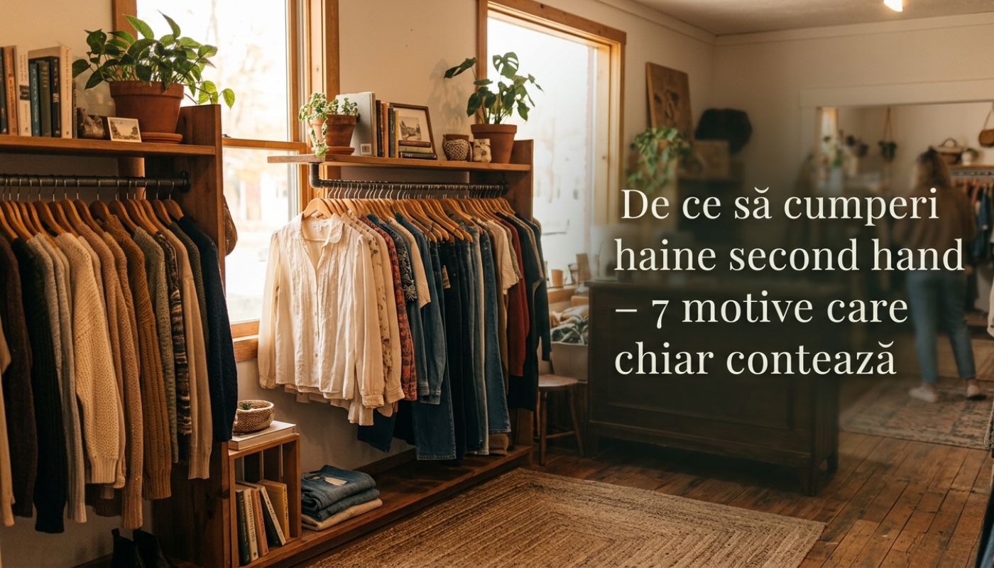 De ce să cumperi haine second hand – 7 motive care chiar contează
