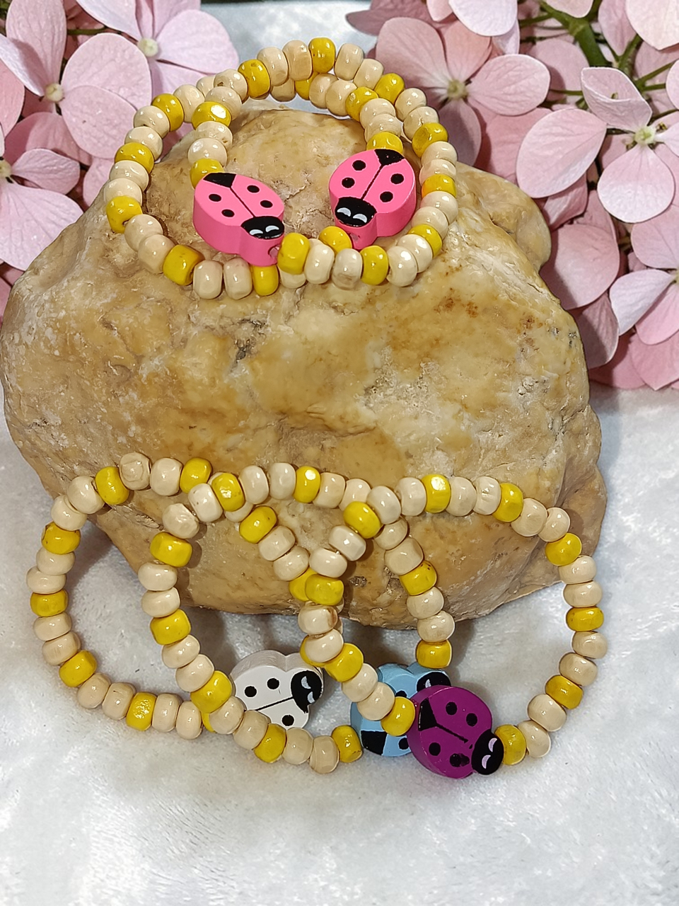 Brățară Din Lemn Copii  - "Rază de Soare și Noroc" [2]