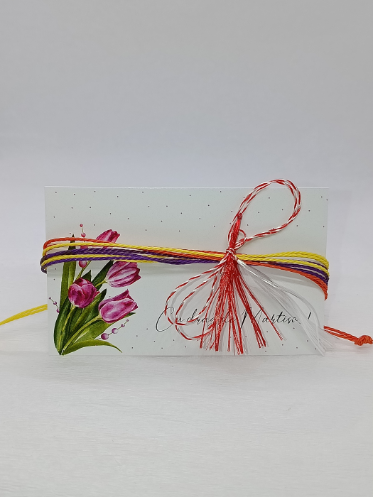 Brățară Mărțișor Șnur Cerat Multicolor„Joy” - Handmade [3]