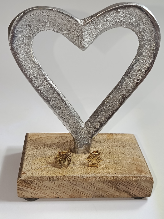 Cercei Aurii Pânză și Păianjen din Inox Hipoalergenic,"Urzeala Destinului" [4]