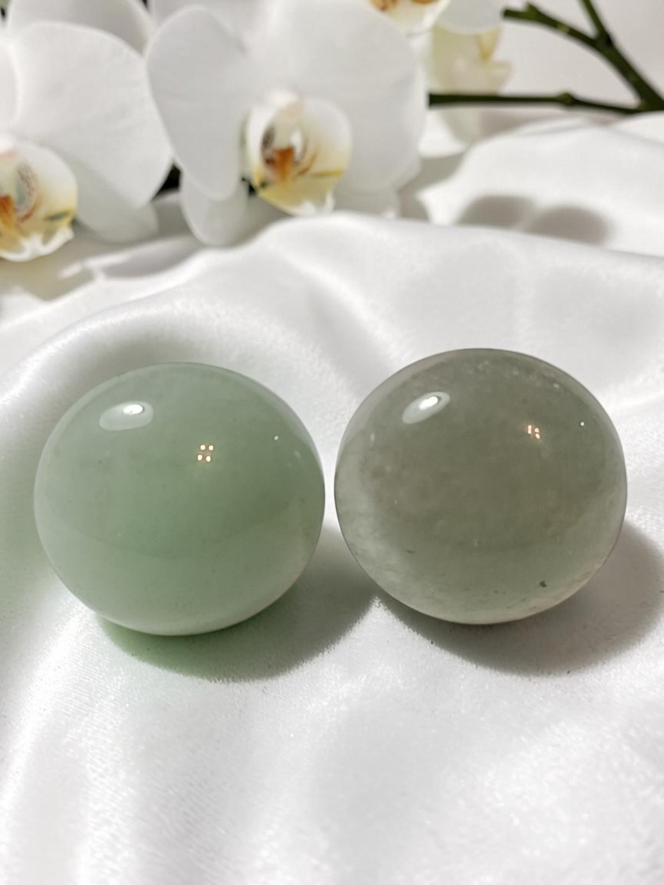 Cercei Din Inox Argintiu Cu Aventurin Verde, Handmade,"Roua Dimineții" [3]