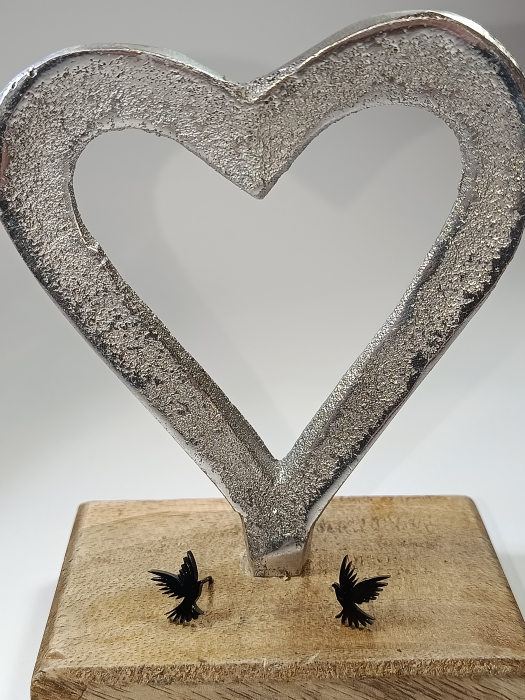 Cercei negri pasăre din inox hipoalergenic, "Suflet Liber" [2]