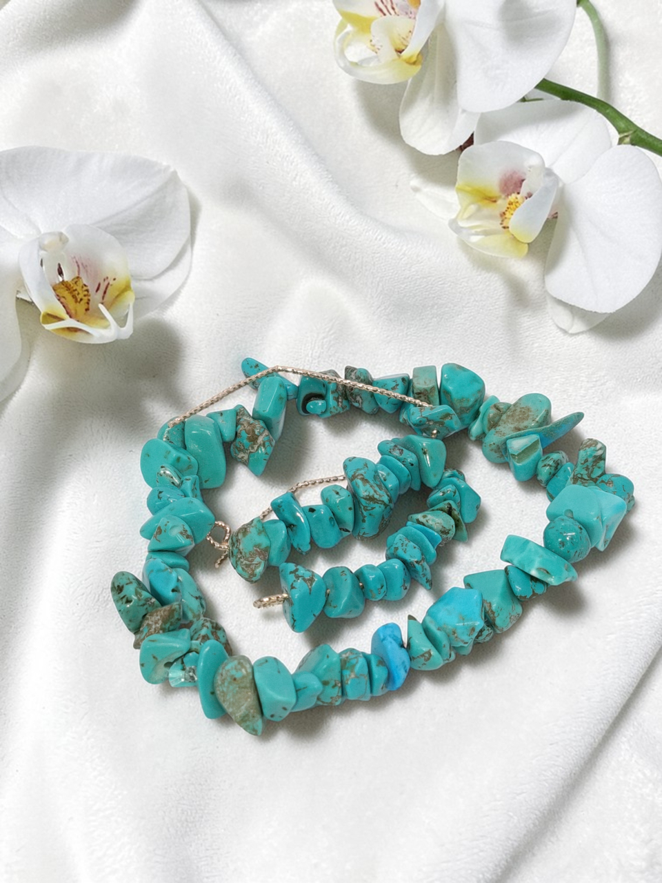 Set Bijuterii Hipoalergenice „Oazis” – Tortițe Hipoalergenice & Cristale Turcoaz [2]