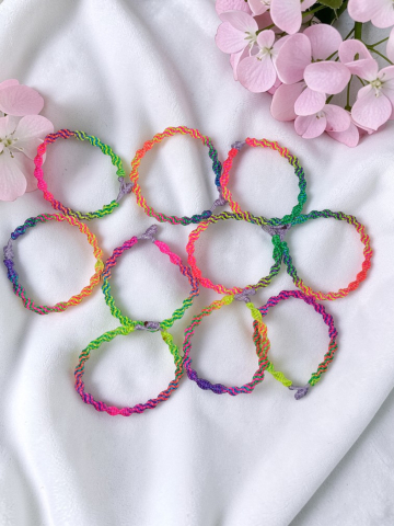 Brățară Copii Din Snur Împletit – "Dansul Culorilor Împletite " Handmade [1]