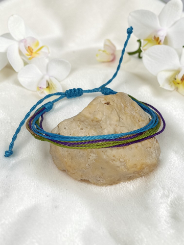 Brățară Reglabilă Handmade Din Șnur Cerat – „Spirit de Natură în Șnur Cerat” [1]