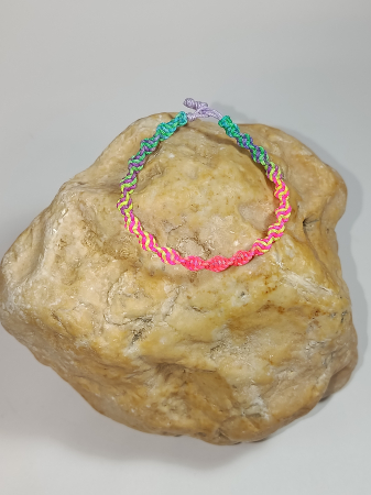 Brățară/Martisor Copii din Șnur Neon Împletit [2]