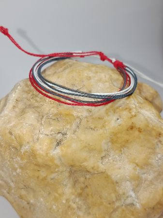 FEMEI - Brățară Mărțișor Șnur Cerat „Esență de Martie” Handmade