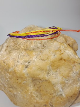 Brățară Mărțișor Șnur Cerat Multicolor„Joy” - Handmade [1]