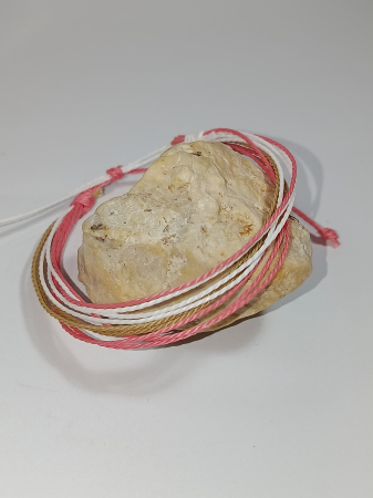 Brățări Mărțișor Șnur Cerat „Rază de Cireș” Handmade [1]