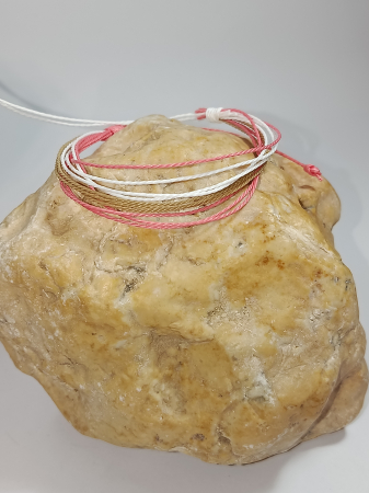 FEMEI - Brățări Mărțișor Șnur Cerat „Rază de Cireș” Handmade