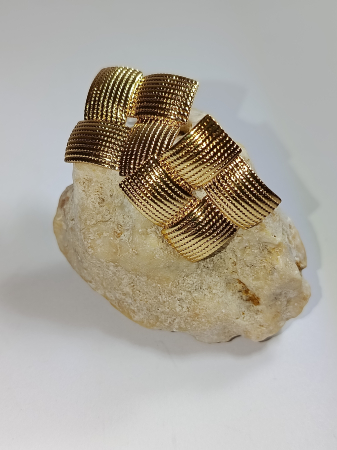 CERCEI PENTRU FEMEI - Cercei aurii din inox Raze de Romb cercei hipoalergenici