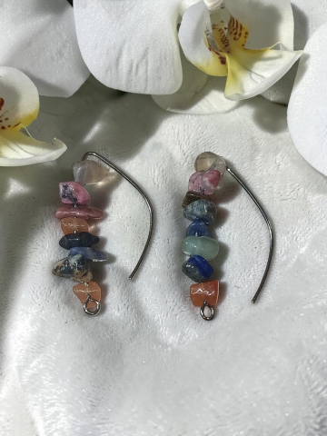 VELVET LADIES - Cercei din Inox Handmade „Armonie Naturală”