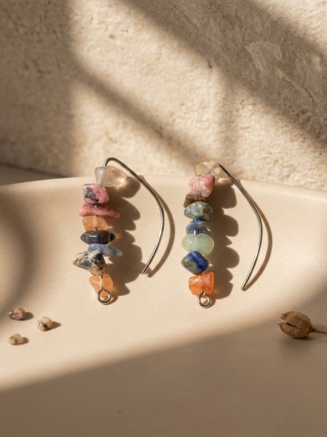 VELVET LADIES - Cercei din Inox Handmade „Armonie Naturală”