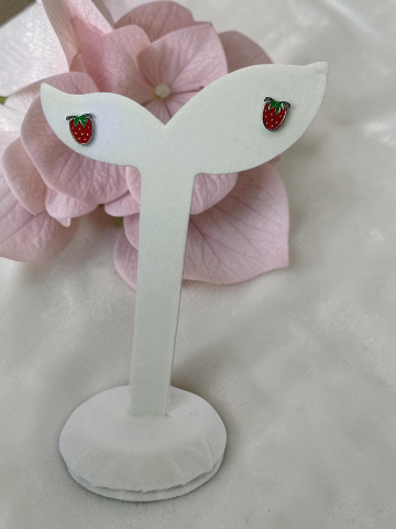 Cercei Din Inox Model Căpșună „Sweet Strawberry” [2]
