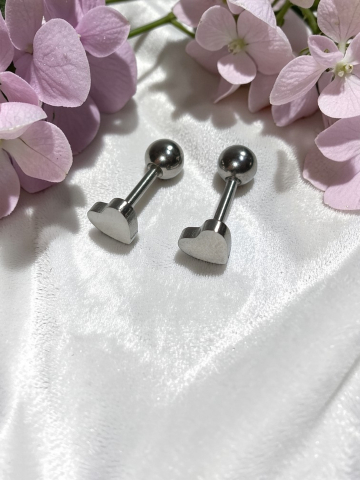 CERCEI VELVETTEENS - Cercei Inox Minimaliști  – "Suflet Pereche"