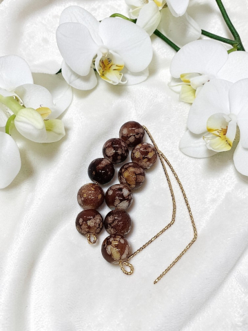 CERCEI VELVETLADY - Cercei Inox Aurii Și Argintii Hipoalergenici  – "Șoapte de Toamnă"