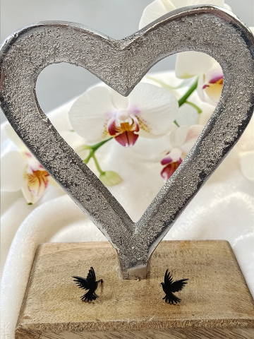 Cercei Din Inox Placat În Formă de Pasăre "Suflet Liber" [1]