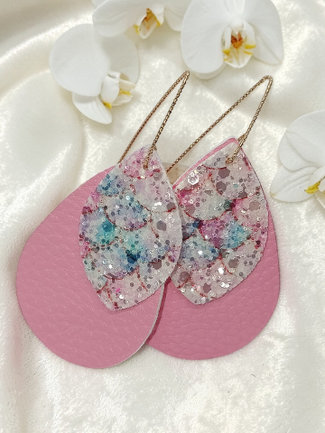 CERCEI VELVETTEENS - Cercei  Din Piele – Tortițe Aurii Hipoalergenice „Visul unei Nopți de Vară”