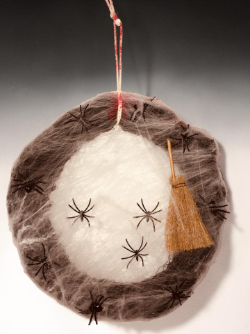 Coroniță Halloween Handmade "Pânza Blestemată a Nopții" [4]