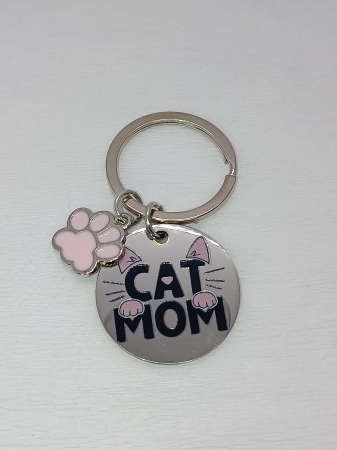 ACCESORII MAMĂ-FIICĂ - Breloc "Cat Mom"