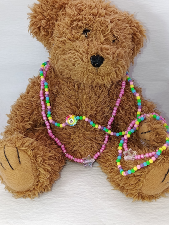 Seturi bijuterii copii cu mărgele de nisip - Magia Culorilor și Zâmbetul Florii [2]