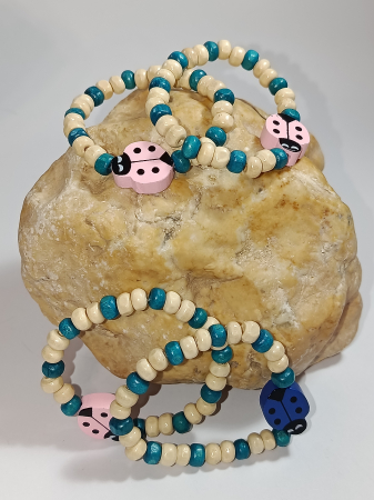 Promotie 3-5 bratari colorate de lemn [3]