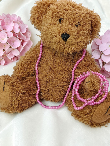 Set Colier + Brățări Copii - "Visul Roz al Copilăriei" [3]