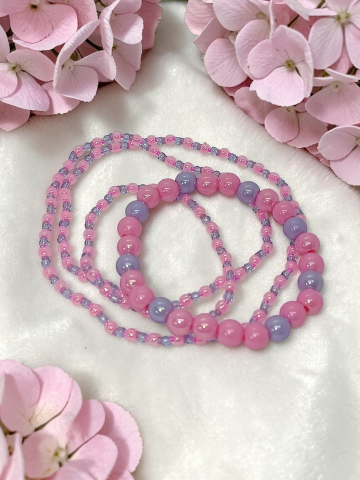 Set  Bijuterii Copii – Mărgele Toho si Miyuki –"Pastel Bon Bon" [1]