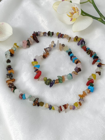 SETURI VELVETLADY - Set  Pietre Semiprețioase  – Brățară Si Colier -„Amuleta Bucuriei”