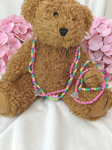 Seturi Bijuterii Copii,Mărgele Colorate - "Magia Curcubeului & Stelelor" [2]