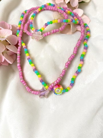 SETURI VELVETKIDS - Seturi Bijuterii Copii,Mărgele Curcubeu - "Magia Culorilor "