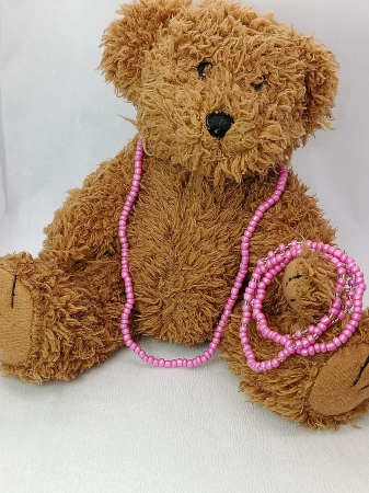 Set Colier + Brățări Copii - Visul Roz [2]