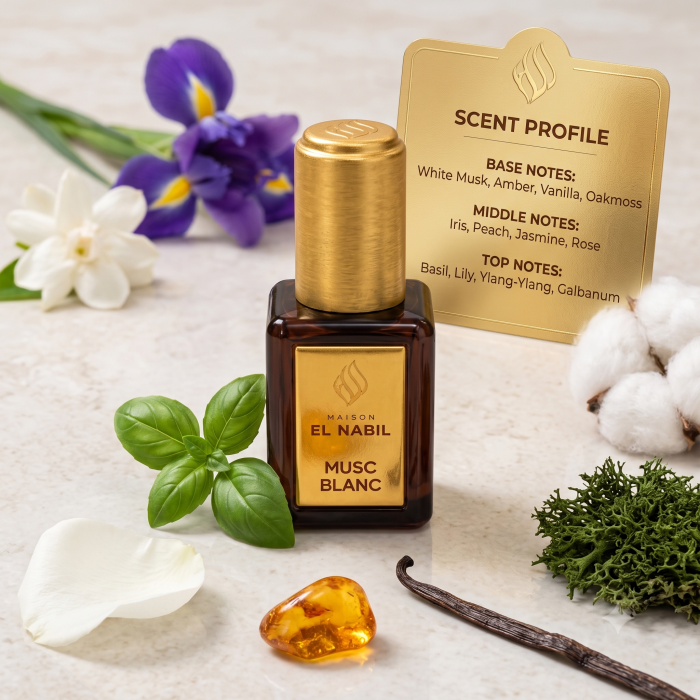 Extract de Parfum El Nabil Musc Blanc Unisex  5ml [2]