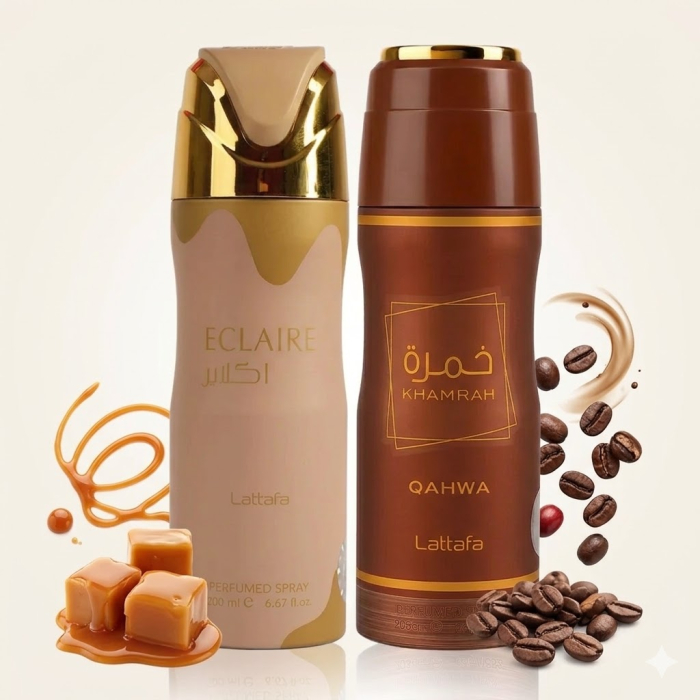 Set Deodorant Lattafa Eclaire + Lattafa Khamrah Qahwa 200 ml [2]