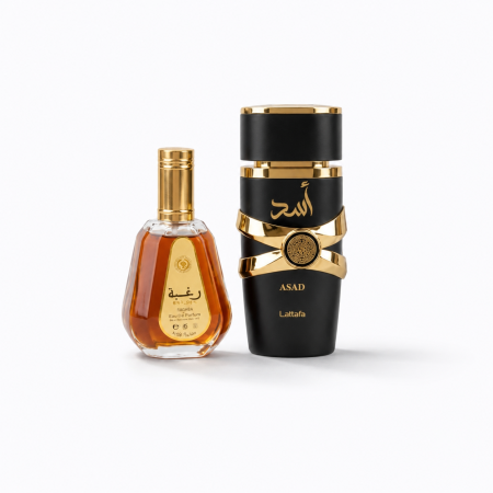 Pachet Viral Men’s Glow Lattafa Asad si Raghba 50ml