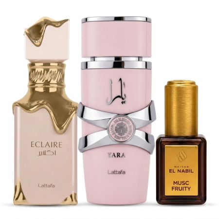 Lattafa Eclaire 100ml + Yara Pink 100ml Original | Cadou Ulei Parfum 5ml [1]