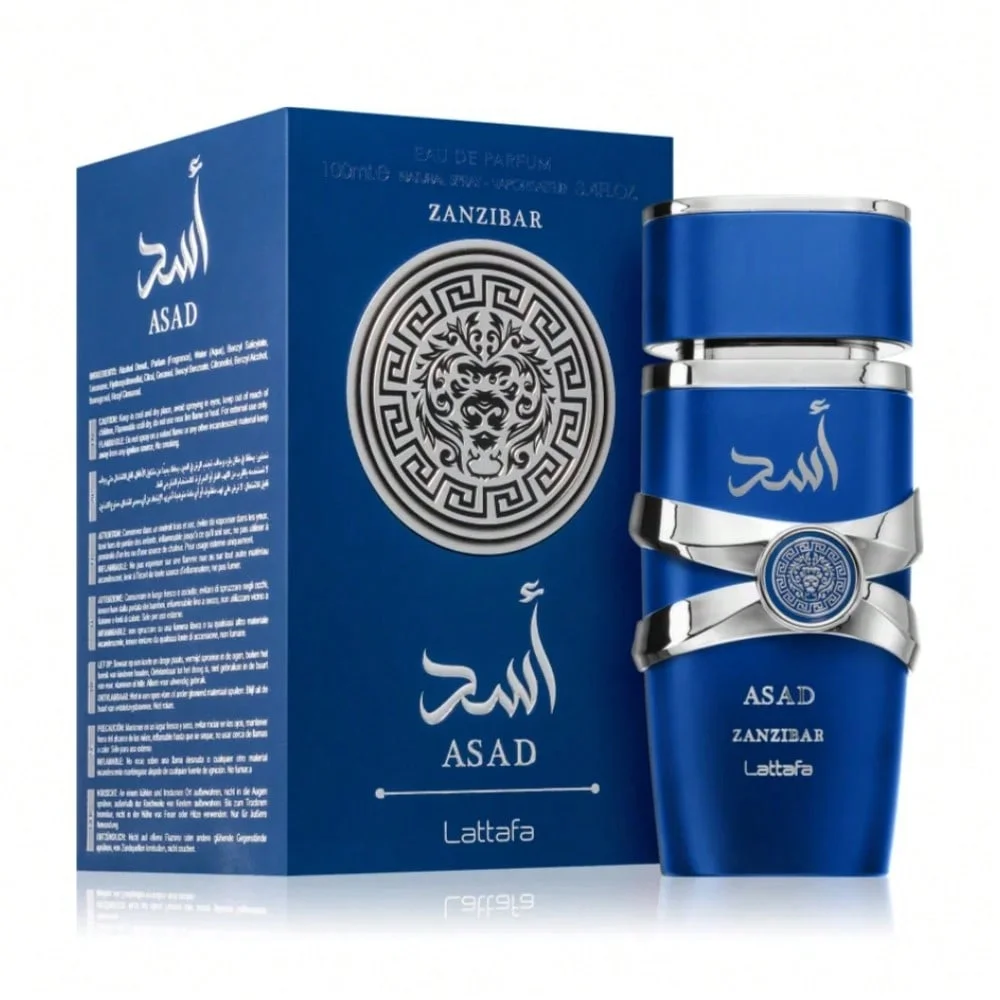 Parfum Arabesc Lattafa Asad Zanzibar 100ml - Note de Cocos și Sare de Mare [1]