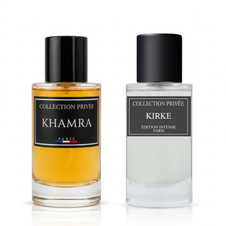 Parfumuri inspirate din Franța - Set 2 parfumuri barbati Collection Privee Kirke Khamra 2x50 ml