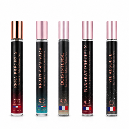 Colectia Platinum-Parfumuri Inspirate - Set 5 parfumuri inspirate 35ml – Vemora.ro