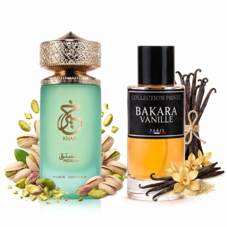 Set parfum arabesc fistic Khair Pistachio si Bakara Vanille [1]