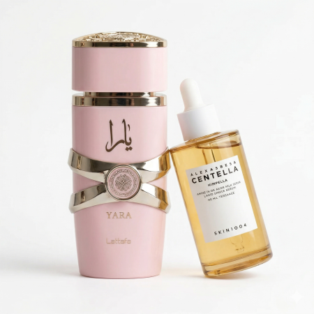 Set Plump Glow Kit Skin Ampoile 1004 si Lattafa Yara