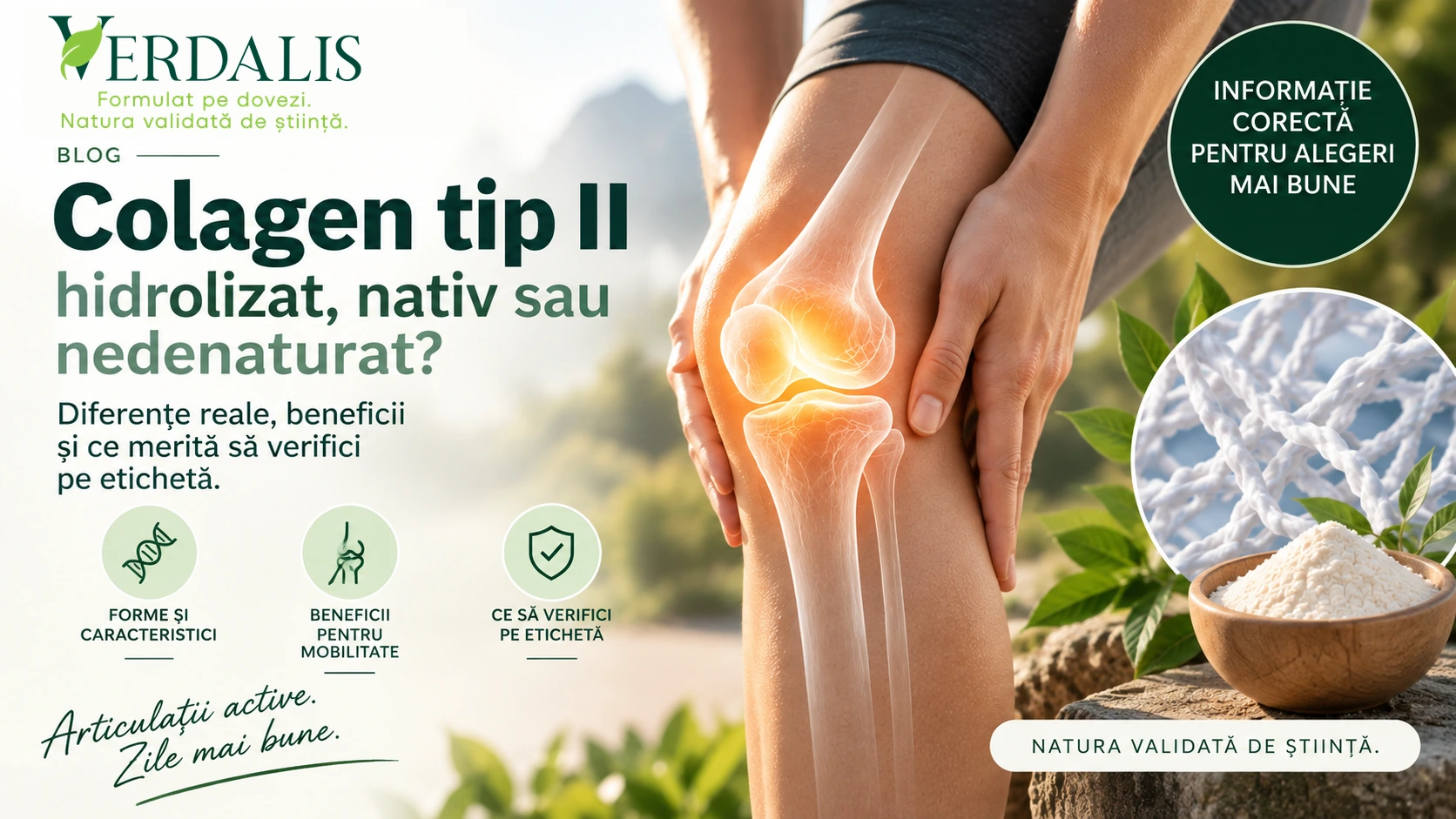 Colagen tip II: ce este, ce forme există și cum citești corect eticheta